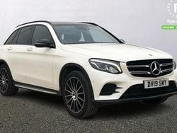 White Used 2018 Mercedes GLC250 AMG line Estate | £22,199 (Fair price)