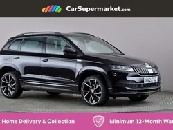 Black Used 2021 Skoda Karoq SportLine SUV | £21,197 (Fair price)