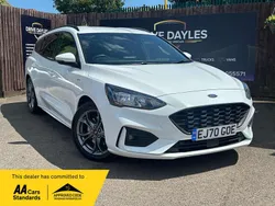 White Used 2020 Ford Focus ST-Line Estate | £8,499 (A bit pricey)