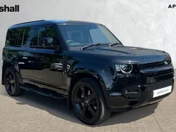 Metallic santorini black Used 2024 Land Rover Defender HSE Dynamic SUV | £81,731 (Expensive)