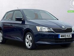 Blue Used 2018 Skoda Fabia SE Hatchback | £8,799 (Fair price)