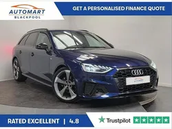 Blue Used 2021 Audi A4 Black Edition Estate | £23,495 (Fair price)