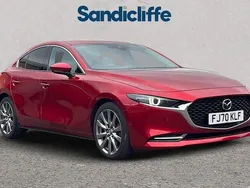 Red Used 2019 Mazda 3 Inclusive Sedan | £14,289 (Fair price)