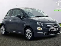 Grey Used 2018 Fiat 500 Lounge Hatchback | £8,499 (Fair price)