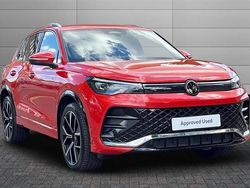 Persimmon red Used 2025 VW Tiguan R-line SUV | £36,495 (Expensive)