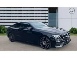 Black Used 2020 Mercedes E300 AMG line Coupe | £28,303 (Fair price)