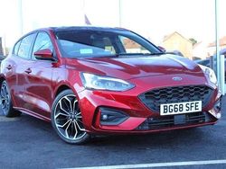 Red Used 2018 Ford Focus ST-Line X Hatchback | £11,461 (Fair price)