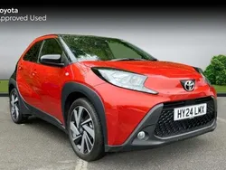 Chilli red bitone Used 2024 Toyota Aygo Hatchback | £13,390 (Fair price)