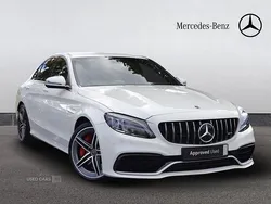 White Used 2020 Mercedes C63S AMG Sedan | £39,795 (Super price)