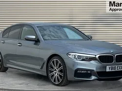 Blue Used 2018 BMW 530e M Sport Sedan | £15,648 (Fair price)
