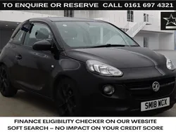 Black Used 2018 Vauxhall Adam Hatchback | £7,940 (Fair price)