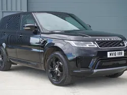 Black Used 2018 Land Rover Range Rover Sport HSE SUV | £19,495 (Fair price)