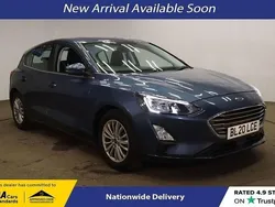 Blue Used 2020 Ford Focus Titanium Hatchback | £13,300 (Fair price)