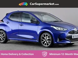 Blue Used 2020 Toyota Yaris Hybrid Hatchback | £14,347 (Fair price)