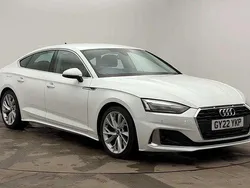 White Used 2022 Audi A5 Sportback Sport Hatchback | £24,995 (Fair price)