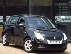 Black Used 2007 Suzuki Swift GLX Hatchback | £1,289 (Good price)