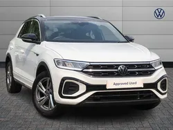 White Used 2022 VW T-Roc R-line SUV | £23,640 (Fair price)