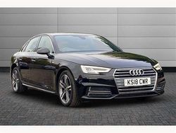 Black Used 2018 Audi A4 S-Line Sedan | £16,850 (Fair price)