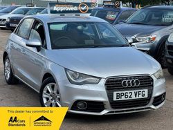 Silver Used 2013 Audi A1 Sportback Sport Hatchback | £6,475 (Fair price)