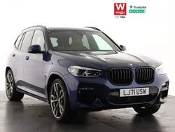 Blue Used 2021 BMW X3 M Sport SUV | £34,699 (Fair price)