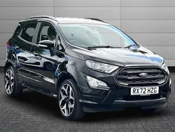 Agate black Used 2022 Ford Ecosport ST-Line SUV | £13,895 (Fair price)