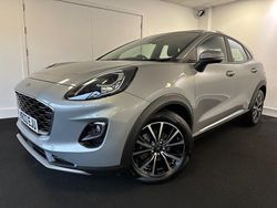 Solar silver Used 2022 Ford Puma Gen-E Titanium SUV | £15,750 (Fair price)