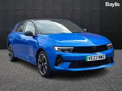 Blue Used 2023 Vauxhall Astra Ultimate Hatchback | £19,995 (A bit pricey)
