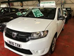 White Used 2016 Dacia Sandero Ambiance Hatchback | £5,495 (Fair price)
