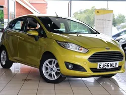 Yellow Used 2016 Ford Fiesta Zetec Hatchback | £7,220 (A bit pricey)