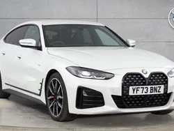 White Used 2023 BMW 420 Gran Coupé M Sport Coupe | £36,000 (Fair price)