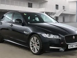 Black Used 2017 Jaguar XF R-Sport Sedan | £9,990 (Fair price)