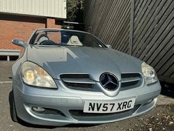 Silver Used 2007 Mercedes SLK200 Cabriolet | £3,795 (Good price)
