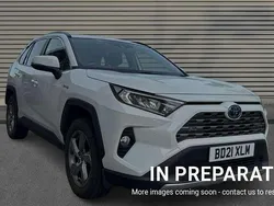 White Used 2021 Toyota RAV4 Hybrid Design SUV | £22,225 (Super price)