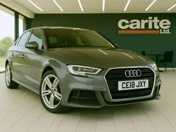Grey Used 2018 Audi A3 S-Line Sedan | £14,495 (Good price)
