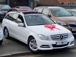 White Used 2014 Mercedes C180 Executive Estate | £10,790 (Fair price)