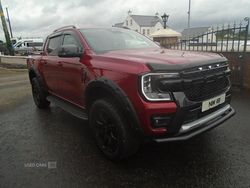 Red Used 2024 Ford Ranger Wildtrack Pickup | £37,000 (Good price)