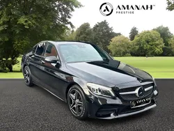 Black Used 2019 Mercedes C300 AMG Line Premium Plus Sedan | £22,490 (Fair price)
