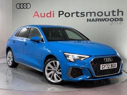 Blue Used 2022 Audi A3 Sportback e-tron S-Line Hatchback | £24,690 (Expensive)