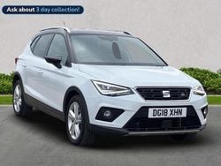 White Used 2018 Seat Arona FR SUV | £9,999 (Fair price)
