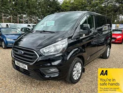 Black Used 2021 Ford Transit Custom Limited Van | £13,500 (Fair price)