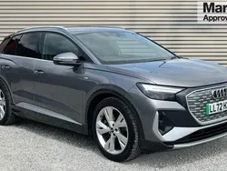 Grey Used 2022 Audi Q4 e-tron S-Line SUV | £28,272 (Good price)
