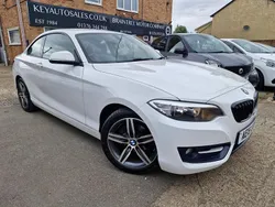White Used 2015 BMW 218 Sport Line Coupe | £8,995 (A bit pricey)