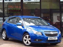 Blue Used 2011 Chevrolet Cruze LTZ Hatchback | £2,989 (Fair price)