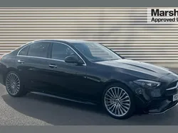 Black Used 2024 Mercedes C220 AMG Line Premium Sedan | £37,211 (Expensive)