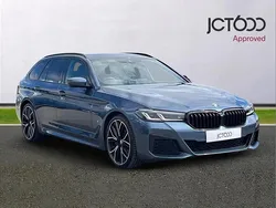 Blue Used 2022 BMW 520 M Sport Estate | £28,525 (Fair price)
