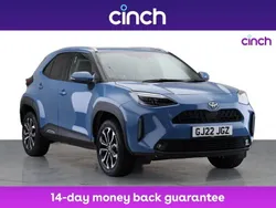 Blue Used 2022 Toyota Yaris Hybrid Design Estate | £18,489 (Good price)