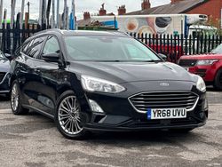 Black Used 2018 Ford Focus Titanium X Estate | £6,890 (Fair price)