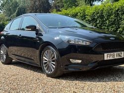 Black Used 2018 Ford Focus ST-Line Hatchback | £7,695 (Good price)