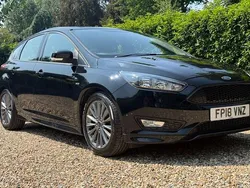 Black Used 2018 Ford Focus ST-Line Hatchback | £7,695 (Good price)