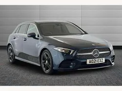 Blue Used 2021 Mercedes A180 AMG line Hatchback | £18,990 (Fair price)